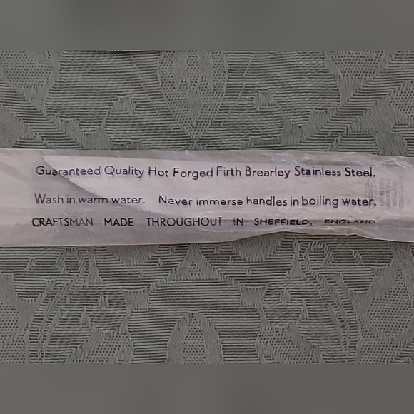 Steak Knife Set with Mother of Pearl Handles, Leppington Cutlass of Sheffield - Picture 6 of 12